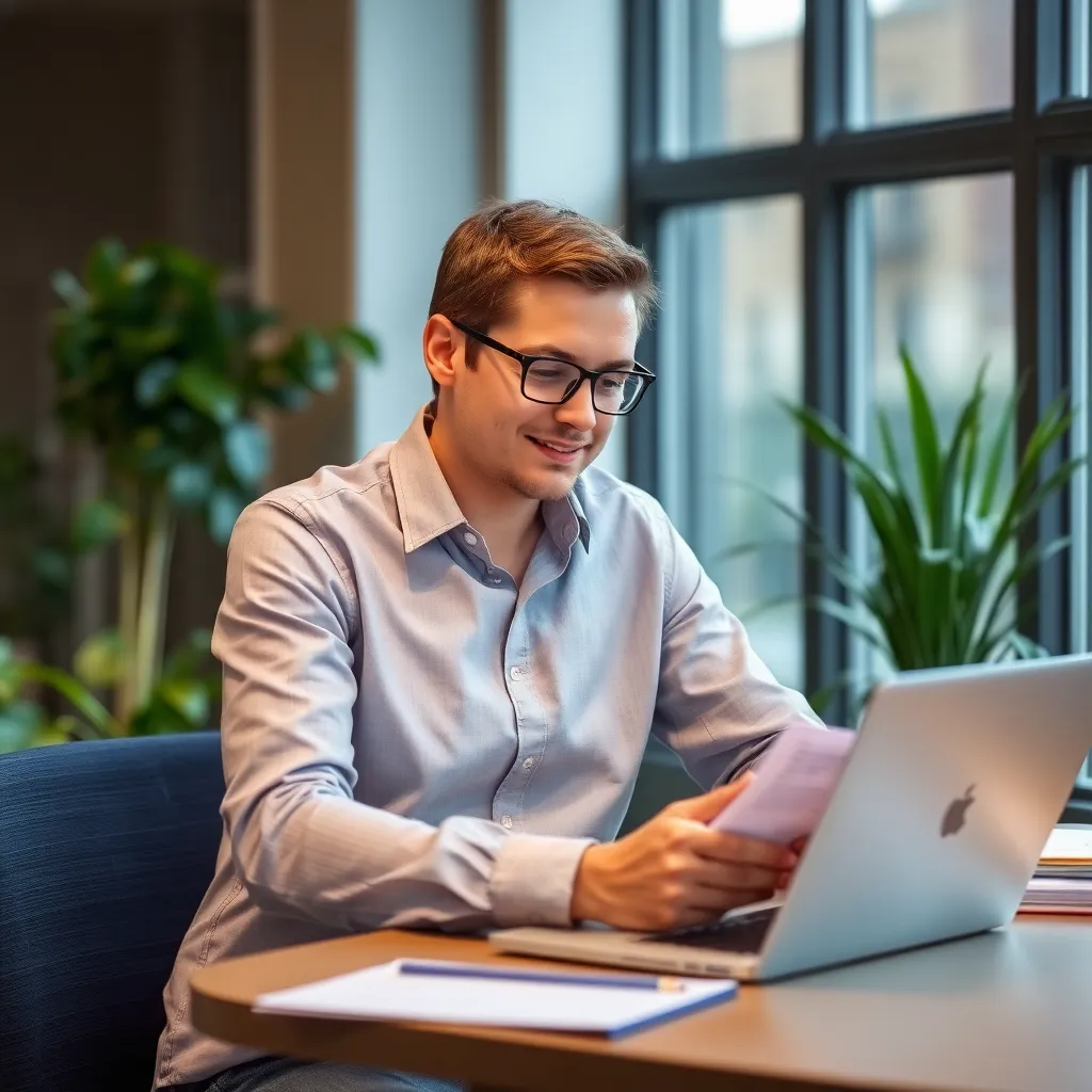 Financieel adviseur die klant helpt