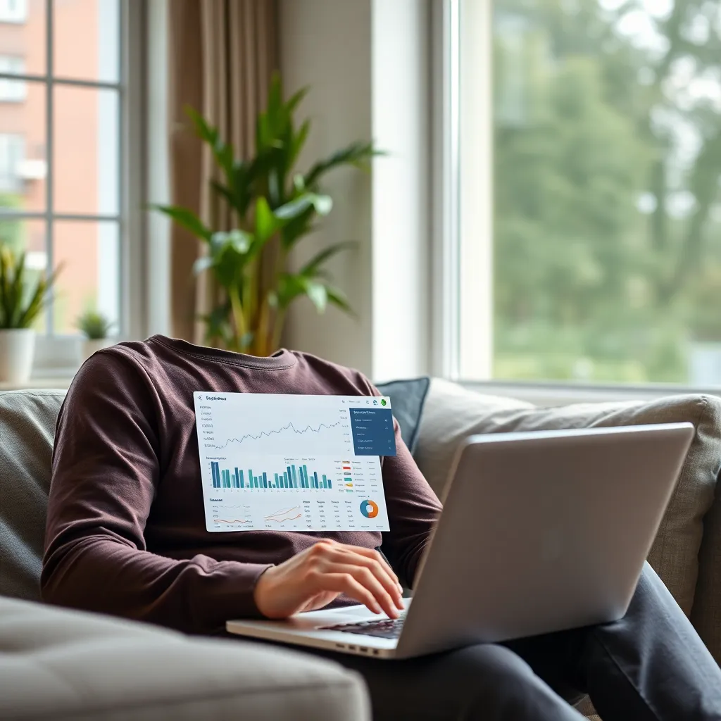 Persoon die financiële planning doet